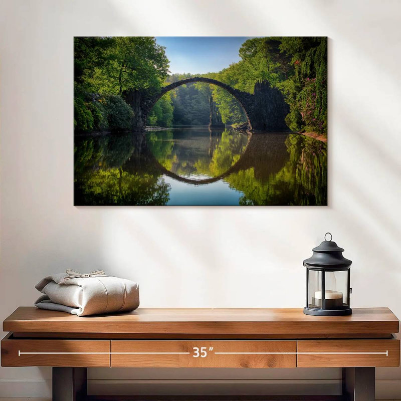 Lilie Bridge Reflection, H 16 po x l 24 po