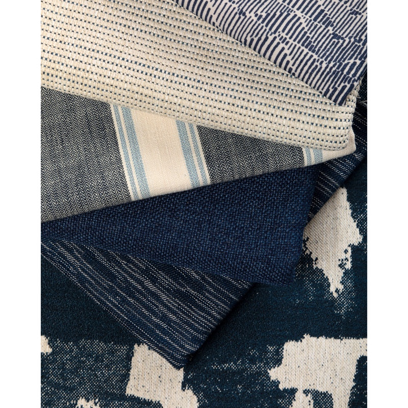 Les Falaises Weave, Indigo