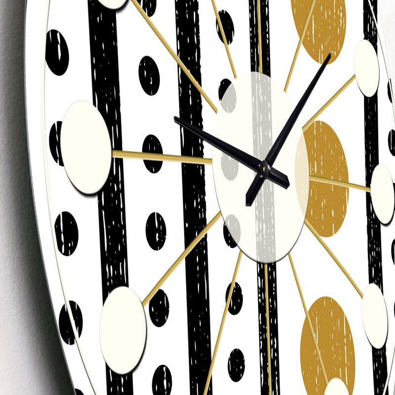 Horloge murale rétro Mid-Century, Petit
