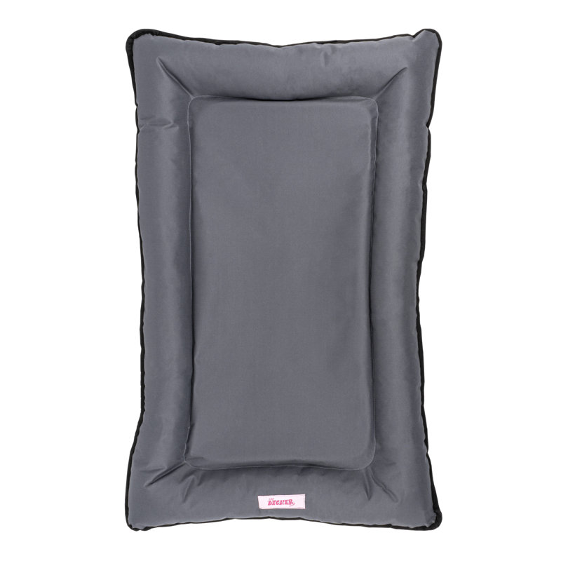 Large Charcoal Waterproof Memory Foam Outdoor Dog Bed