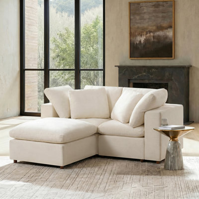 Canapé modulaire surdimensionné en duvet Merritt
