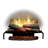 Dimplex 25-in Revillusion Electric Fireplace Log Set with Ashmat - 1,000 SQ FT