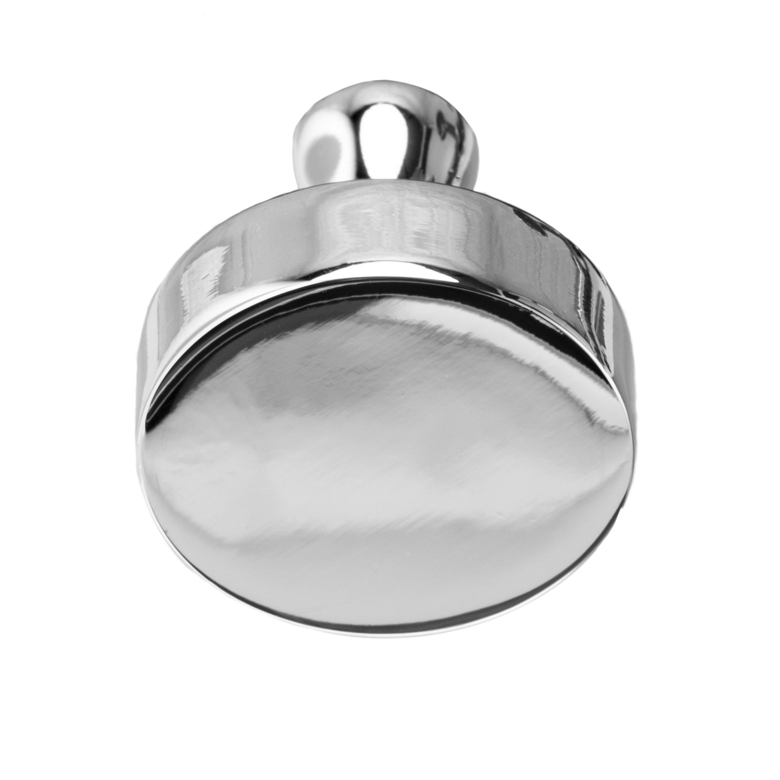 The Perfect Knob Round Cabinet Knob, Polished Nickel