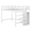 Lit mezzanine double avec garde-robe et escalier-1794042568