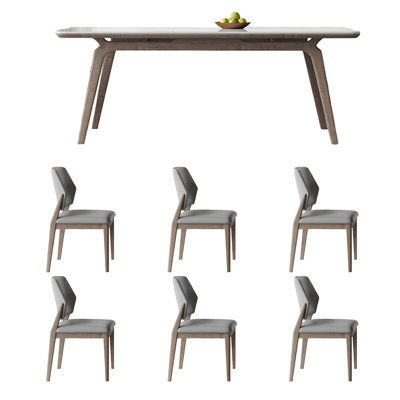 Modern style simple home table and chair