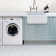 Alfama 30.48 x 30.48 cm Vinyl Tile in Blue/White 10 Per Pack