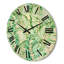 Horloge murale feuilles tropicales de Monstera-63901910