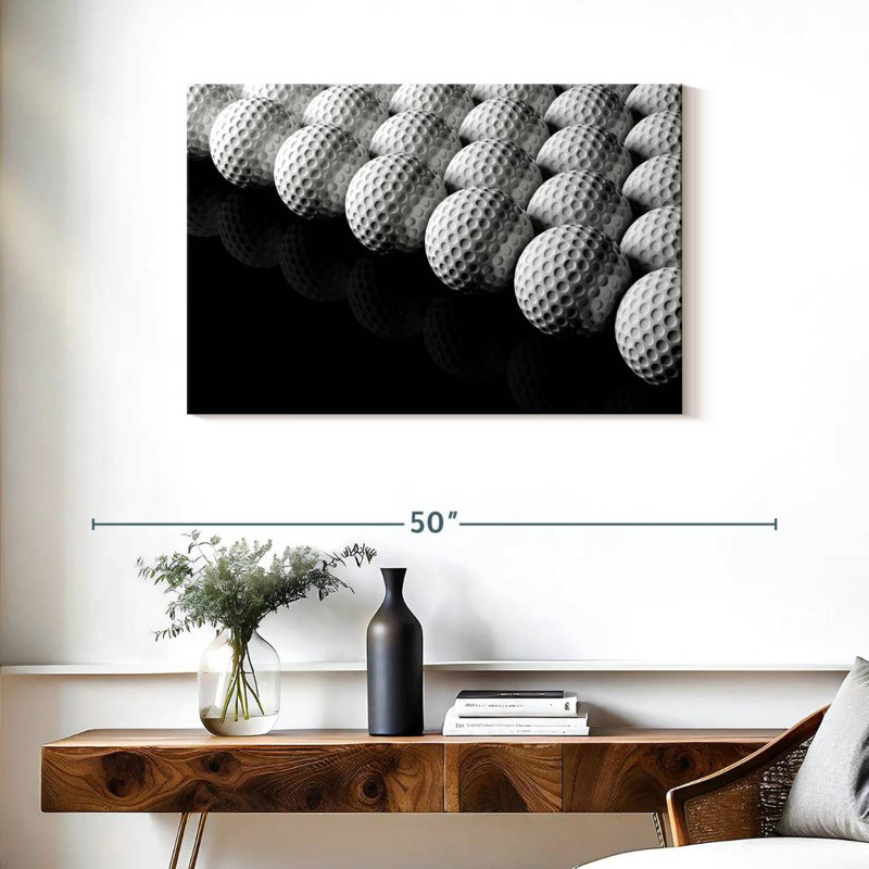 Rangées de balles de golf Sireci, H 24 po x l 36 po