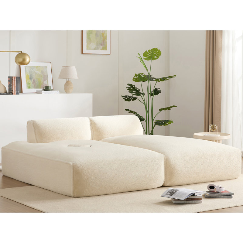 Flâneuse rembourrée, Beige