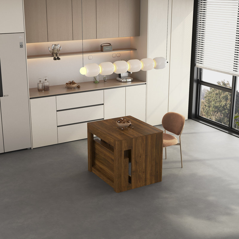 Table de salle à manger extensible pliable, console multifonctionnelle extensible en bois, meubles de salle de réunion, options de longueur de table, bois