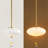 1-Light Dimmable LED Chandelier