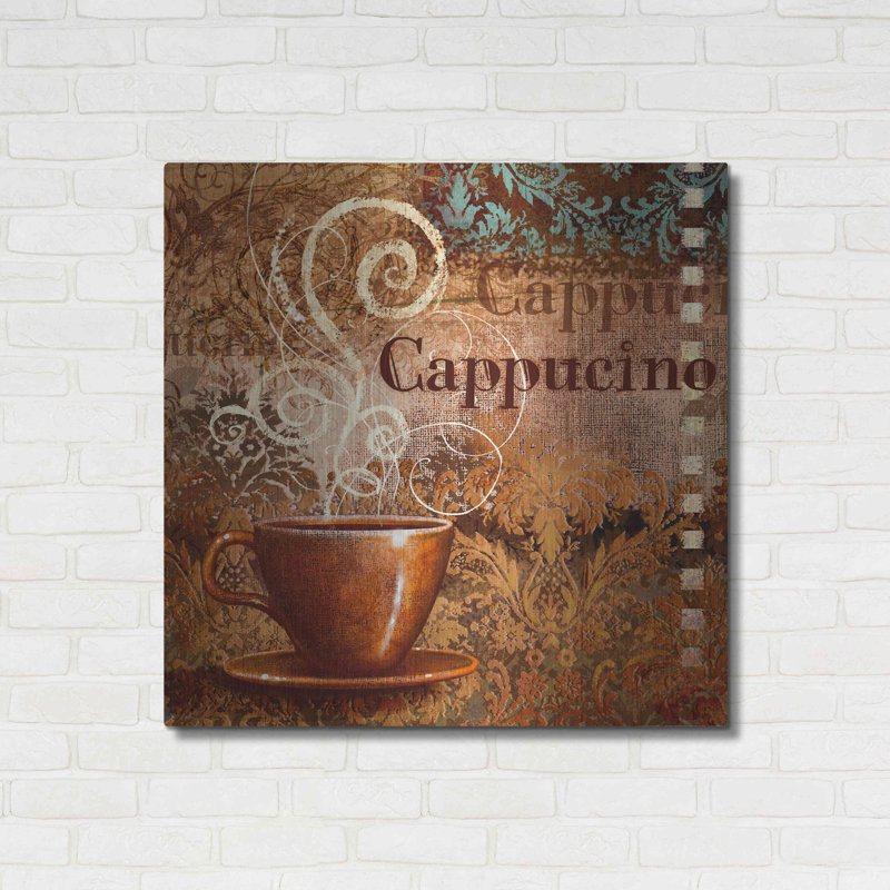 «Coffee 2 Cappuccino» par Viv Eisner - impression non encadrée sur métal, H 36 po x l 36 po x P 0,13 po