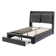 4ft6 Double Bed Storage Bed With Slats And Headboard