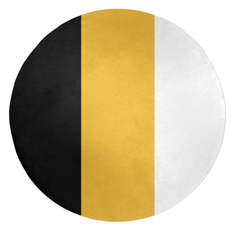 Chenille Indoor Rug, Round 5'
