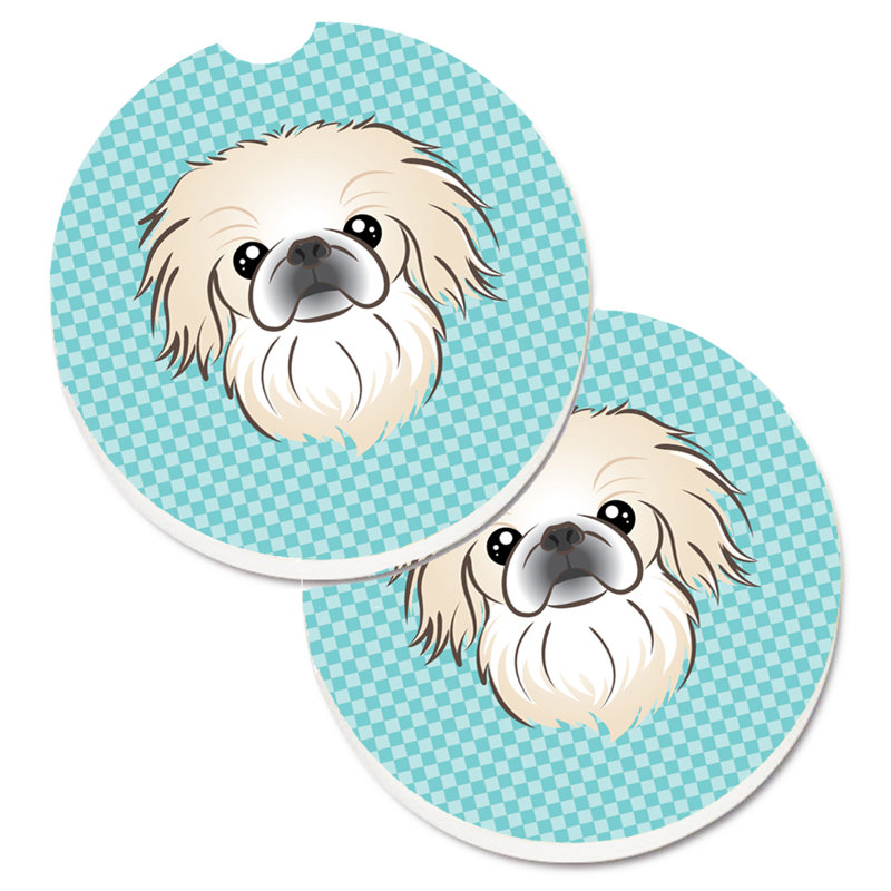 Sous-verre Retriever, Bleu, Pékinois