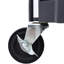 Chariot de service pliable 3 couches pliable Pack-N-Roll, noir, 50 lb. Capacité de charge par tablette