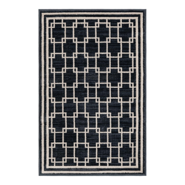 Jill Zarin Metropolitan Uptown Rug Navy Blue