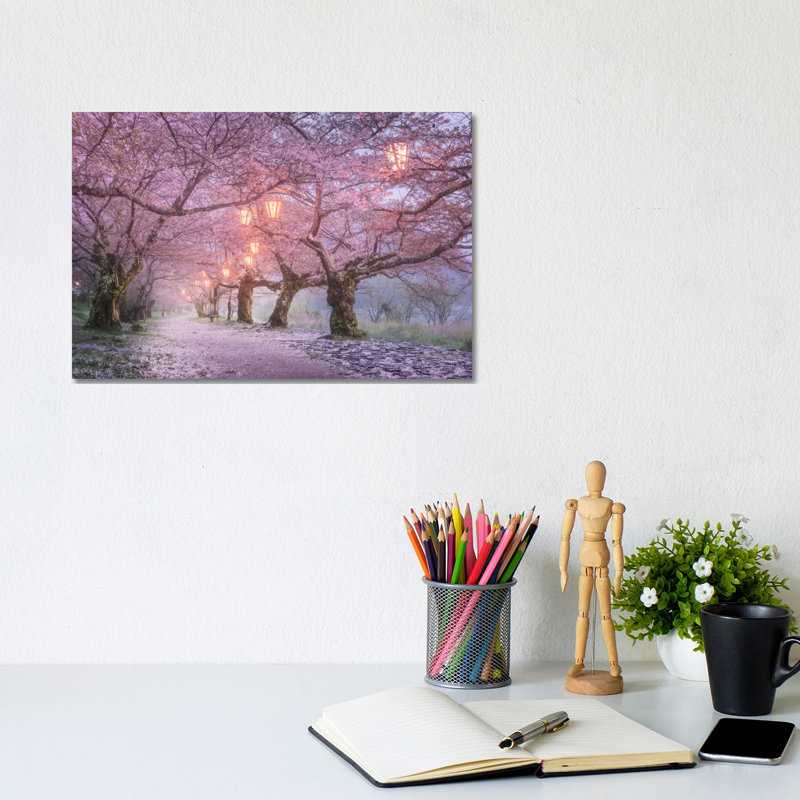 Spring In Japan III by Daniel Kordan - Print on Canvas, Wrapped Canvas, 20.32 cm H x 30.48 cm W