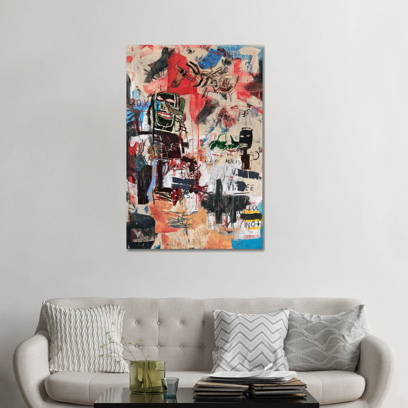 «Crazy Crazy» par PinkPankPunk - reproduction d'art, H 48 po x l 32 po x P 1,5 po, Toile tendue, Pas de tapis