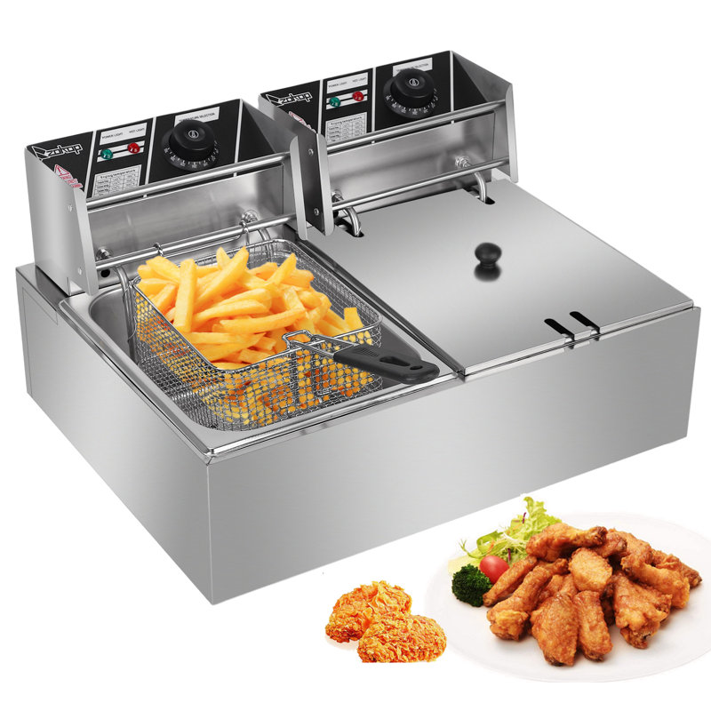Ktaxon 5000 Watt 12 2 Basket Deep Fryer