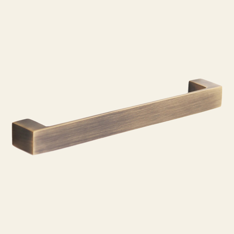 Madelyn Carter Gabrielle Solid Brass Drawer Pull, 6 1/4", Antique Brass