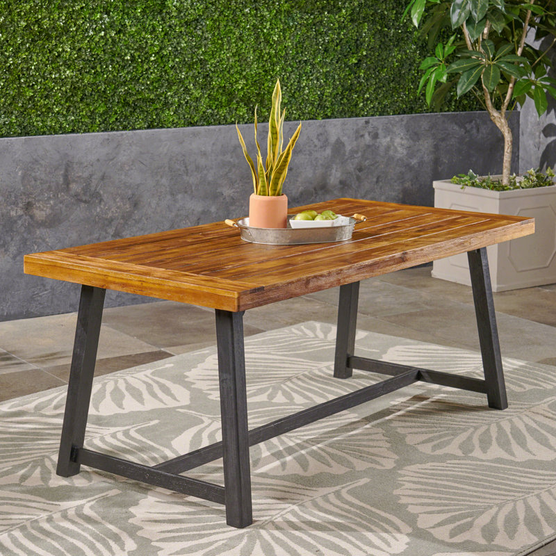 Outdoor Acacia Wood Dining Table