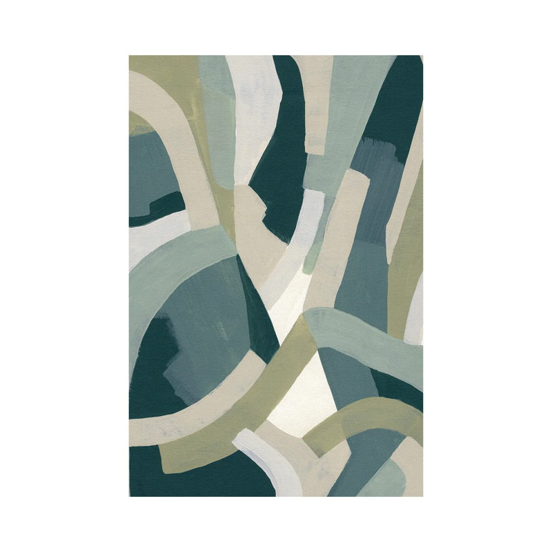 Limestone Puzzle II by June Erica Vess - Wrapped Canvas Painting, 101.6 cm H x 66.04 cm W x 1.91 cm D