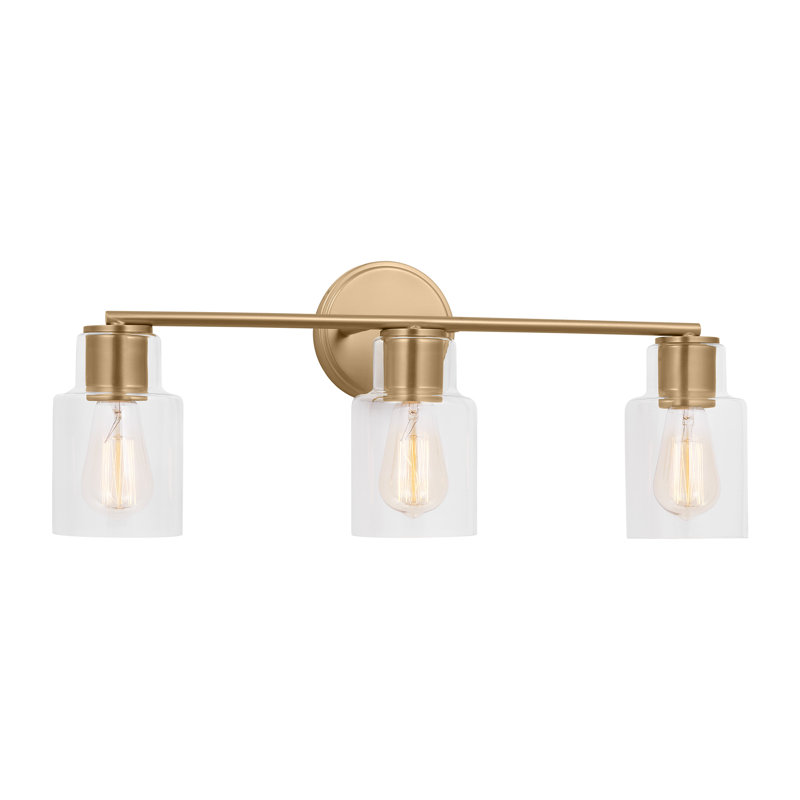 Sayward Vanity Light, Satin Brass, 3