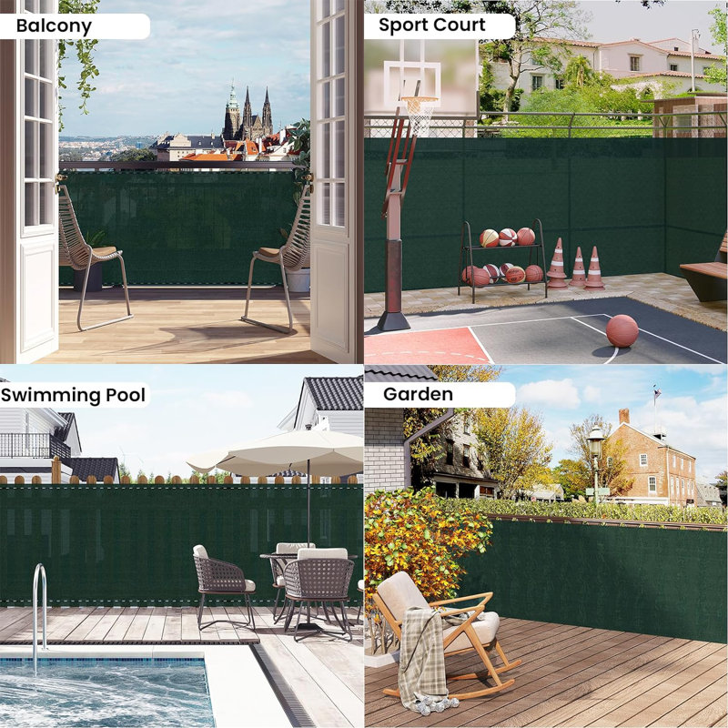 Dule Privacy Fence, 120cm H x 1500cm W x 1cm D