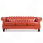 Canapé Chesterfield à accoudoirs roulés 3 places