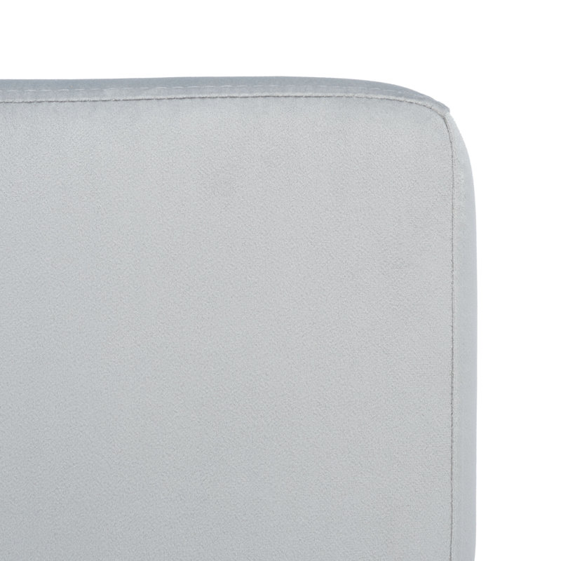 Loughborough Upholstered Slipper Chair, Grey