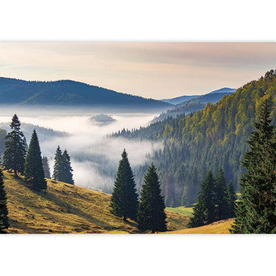 Mur de montagne avec paysage de montagne