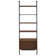 Itxel 31-Inch 4-Shelf Storage Wall Bookshelf Walnut