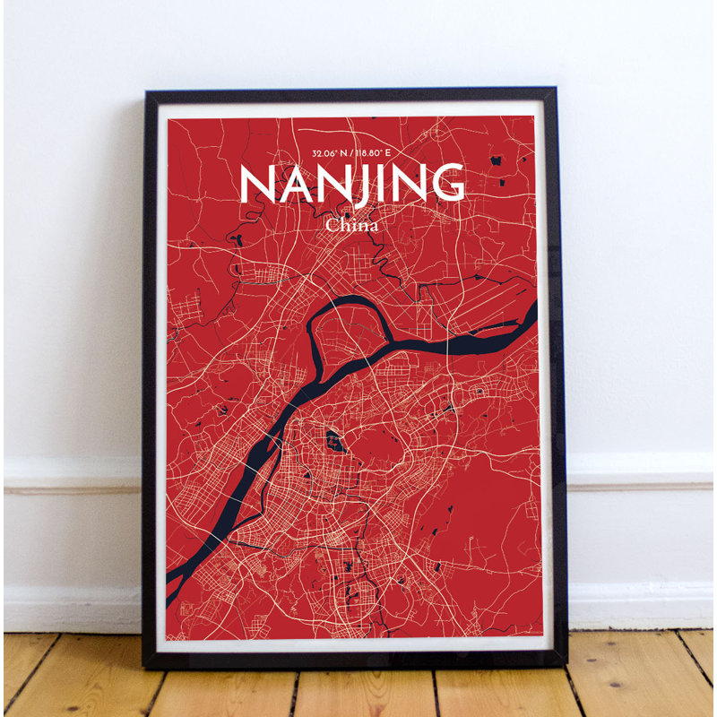 Nanjing - No Frame Print, 43.2cm H x 27.9cm W x 0.13cm D