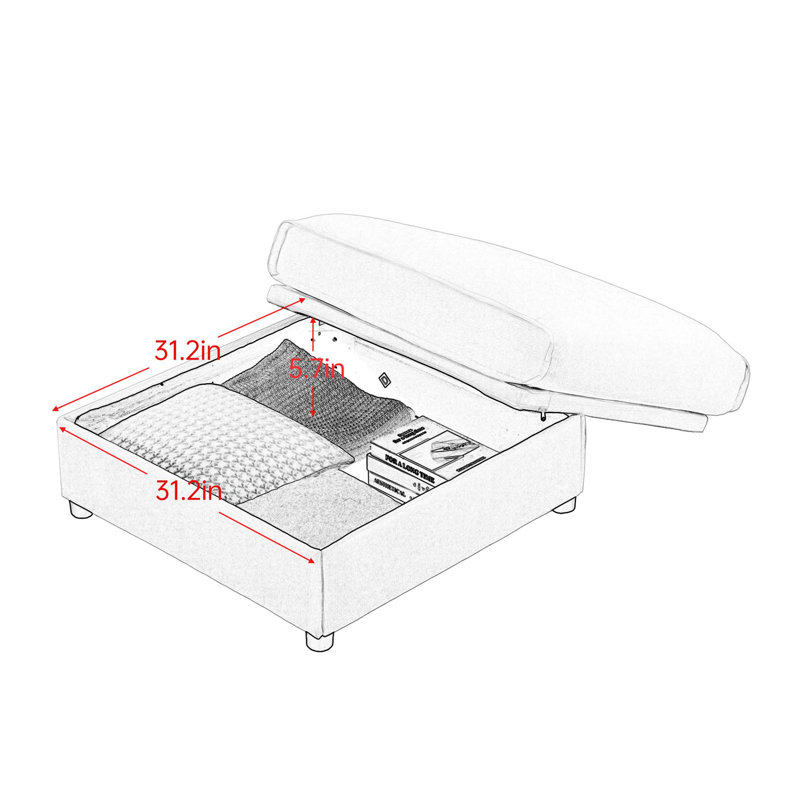 Luxurious Modular Sofa with Smart Storage and Ergonomic Design for Ultimate Comfort