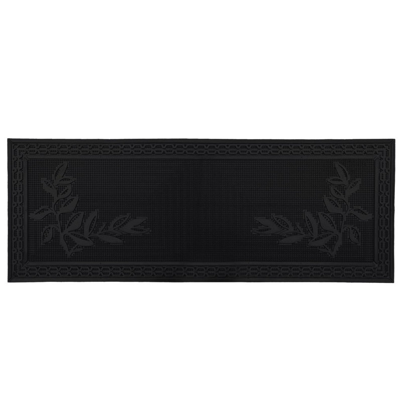 Non-Slip Floral Outdoor Doormat