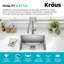 Évier de cuisine en acier inoxydable KRAUS Standart Pro-86883034-98155498