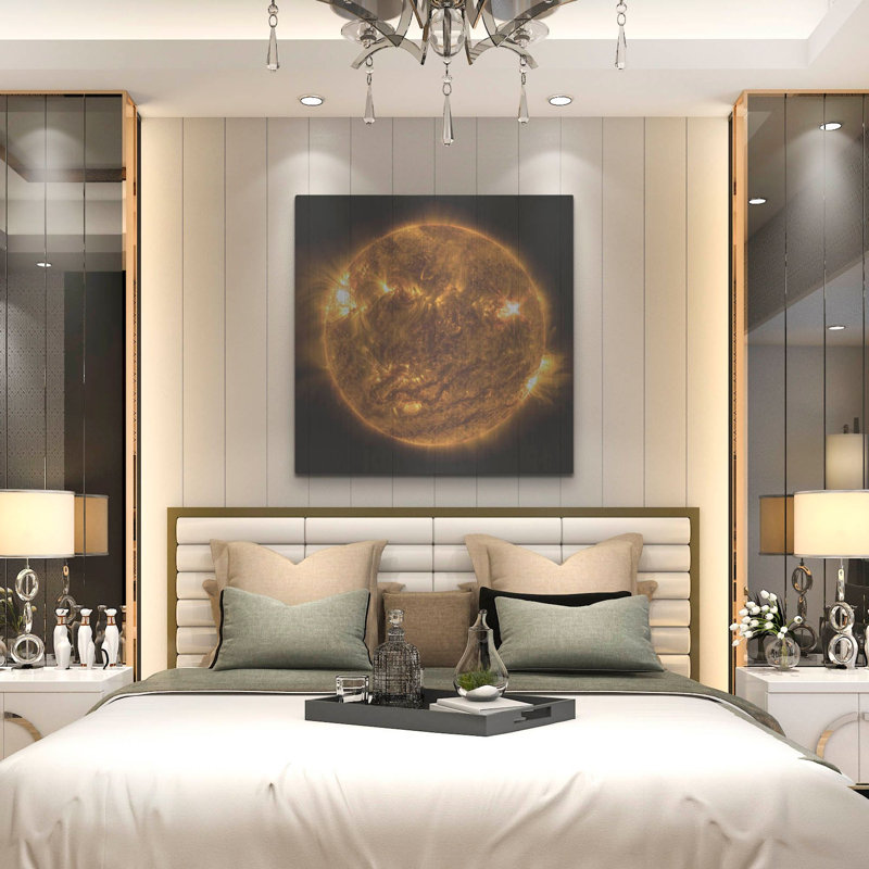 «The Sun» par Luxe Portfolio, art mural en métal, H 36 po x l 36 po