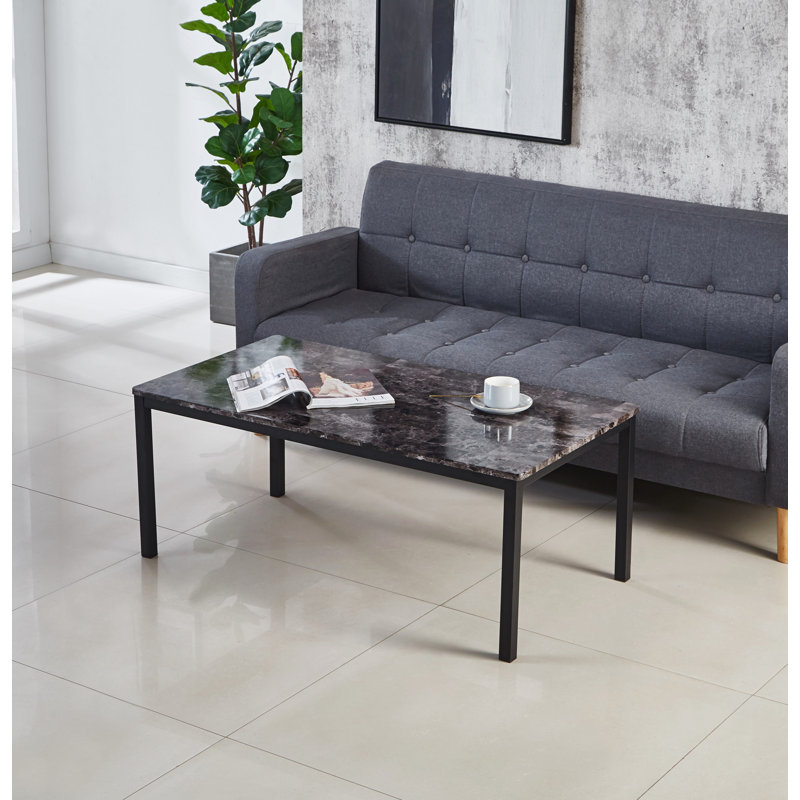 Calmas Four Leg Coffee Table, Grey