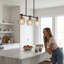 Luminaire suspendu 3 lumières pour îlot de cuisine-122370202