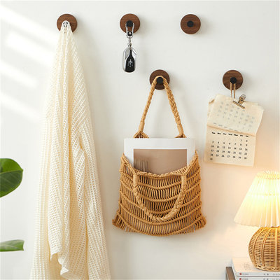 Crochet mural en bois sans perçage (simple)