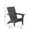 Chaise Adirondack en plastique Collis-88681420