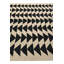 Tapis noir et blanc Orta