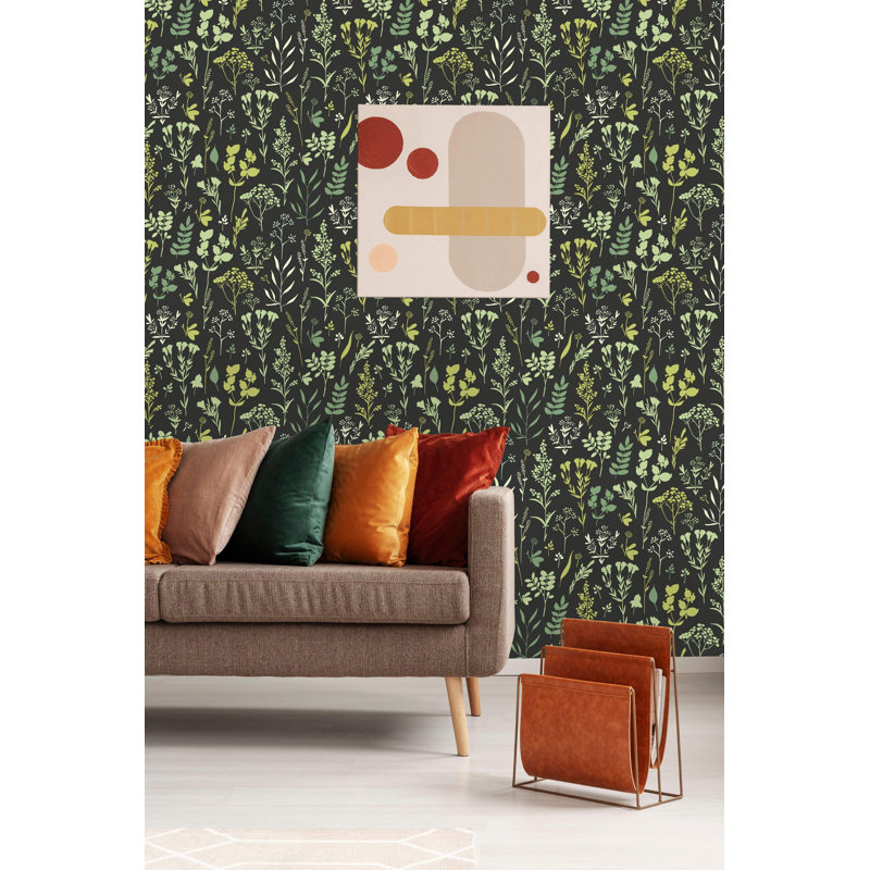 Rouleau de papier peint Quinnesec Herbs, L 10,42 pi x l 25 po