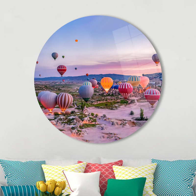Verre turc Goreme, art mural et décoration d'Urgup, H 39,4 po x l 39,4 po