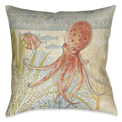 Coussin décoratif d'intérieur Oceanop Octopus