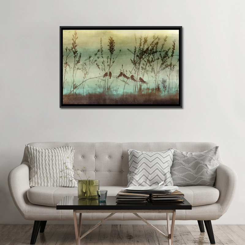 « louisianna », impression sur toile, H 18 po x l 26 po x P 1,5 po, Toile avec cadre noir, Pas de tapis