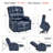 Power Recliner Lift Chair with Heat and Vibration Massage, Faux Leather-2067706749