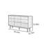 Commode d'appoint simple noyer noir-1114841867
