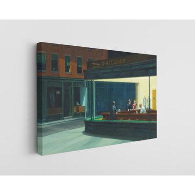 Nighthawks by Edward Hopper Canvas Print